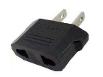 ADAPTADOR DE CORRIENTE DE REDONDO A PLANO