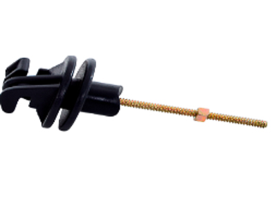 AISLADOR INTERMEDIO PARA CERCA ELECTRICA NEGRO