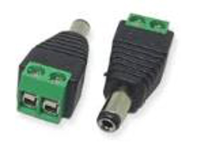 BORNERA PARA CABLE UTP A PLUG DE PODER 5.5X2.1 MACHO