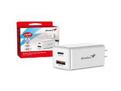 CARGADOR GENIUS PD-20ACP + CABLE TIPO C 1MT