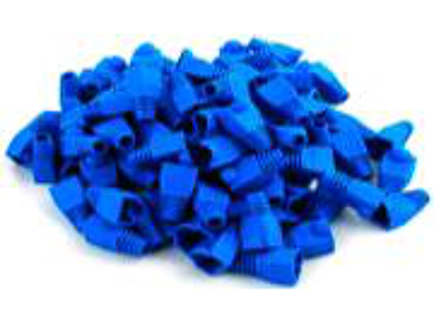 CUBIERTA PARA CONECTOR RJ45 AZUL (FUNDA DE 50)