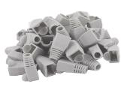 CUBIERTA PARA CONECTOR RJ45 GRIS (FUNDA DE 100)