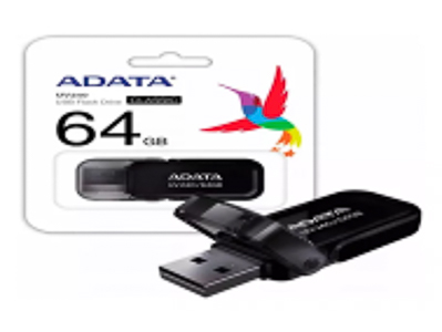 FLASH MEMORY ADATA 64GB UV240 BLACK