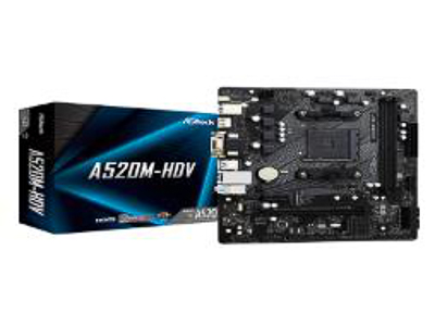 MAINBOARD ASROCK A520M-HDV AMD DDR4