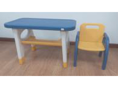 MESA Y SILLA DE ESTUDIO PLASTICO PLEGABLE PARA NIÑO