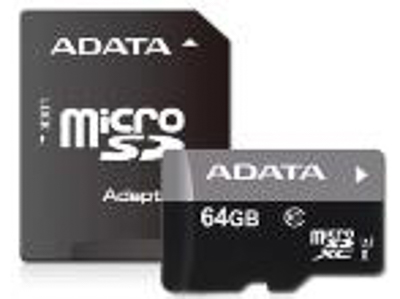 MICRO SD ADATA 64GB + ADAPTADOR CLASS 10