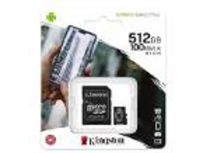 MICRO SD KINGSTON + ADAPTADOR 512GB CLASS 10