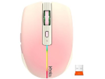 MOUSE MEETION WIRELESS MT-BTM002 PINK RECARGABLE