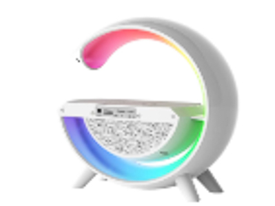 PARLANTE MARVO SG-302 RGB WHITE WIRELESS RECARGABLE