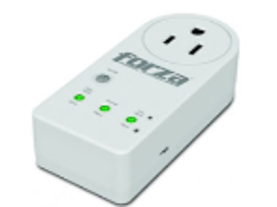 PROTECTOR DE VOLTAJE FORZA FVP-1201B 1800W 1 SALIDA 110V