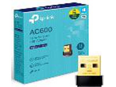 TARJETA DE RED WIRELESS TP-LINK ARCHER-T2U AC600 NANO USB