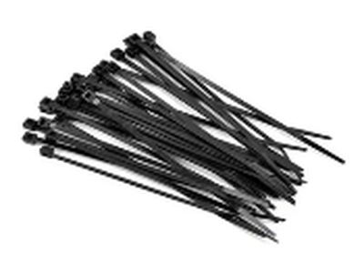 AMARRAS PLASTICAS 15CM X 4.8MM NEGRAS 100 PCS