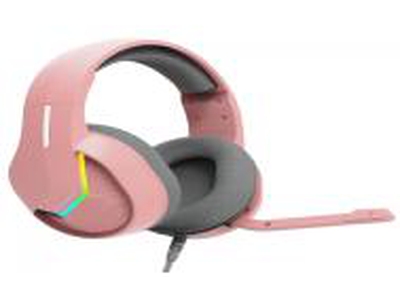 HEADSET + MICROFONO MARVO H8618PK GAMING RGB PINK
