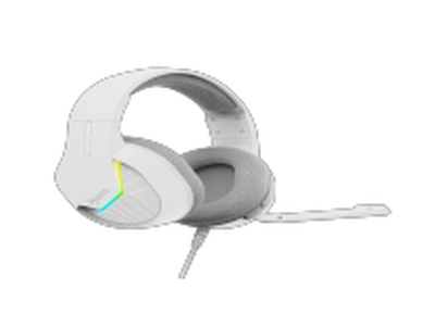 HEADSET + MICROFONO MARVO H8618WH GAMING RGB WHITE