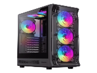 CASE GAMEMAX STARLIGHT 2 AB BLACK ARGB 6 FAN -