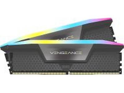 MEMORIA CORSAIR 16GB DDR5-5200 VENGEANCE BLACK RGB PARA PC