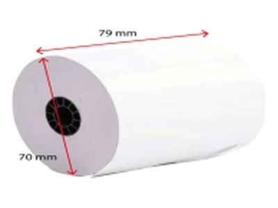 ROLLO DE PAPEL TÉRMICO 79X70/48G.