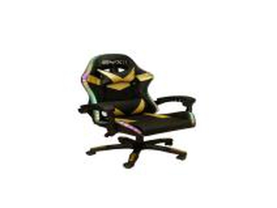 SILLA THRONEX GAMER RGB BLACK-YELLOW + PARLANTE