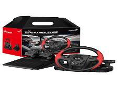 VOLANTE GENIUS SPEEDMASTER VIBRACION PS3/RED