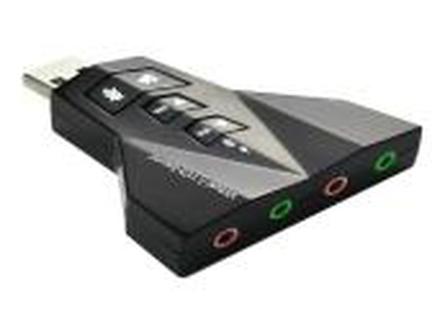 TARJETA DE SONIDO USB EXTERNA 7.1 4 SALIDAS GENERICA