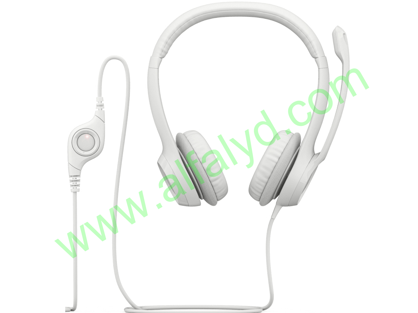 Logitech H390 Wired Headset for PC/Laptop, Off-white - Auricular - en oreja - Imagen 5