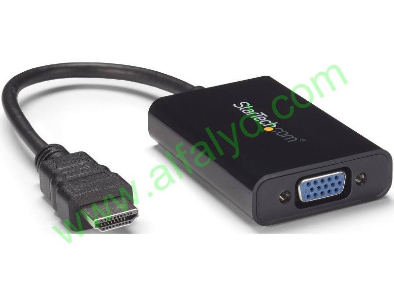 StarTech.com Cable Adaptador Externo Conversor Vídeo Audio HDMI a VGA - 1x HD15 Hembra - 1x HDMI Macho