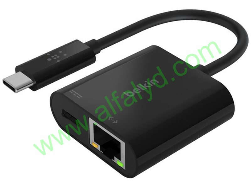 Belkin - Adaptador de carga y Ethernet - USB-C