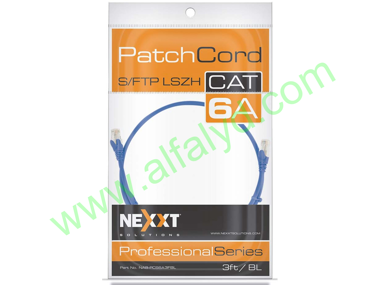 Nexxt S/FTP Patch Cord Cat6A 3ft. BL - Imagen 2