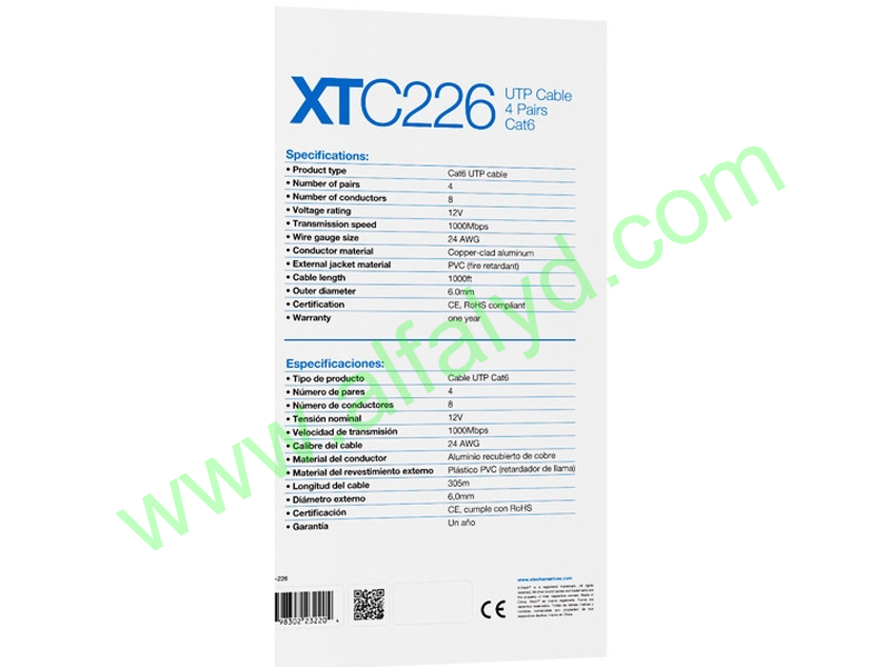 Xtech - Network cable - Unshielded twisted pair (UTP) - Imagen 2