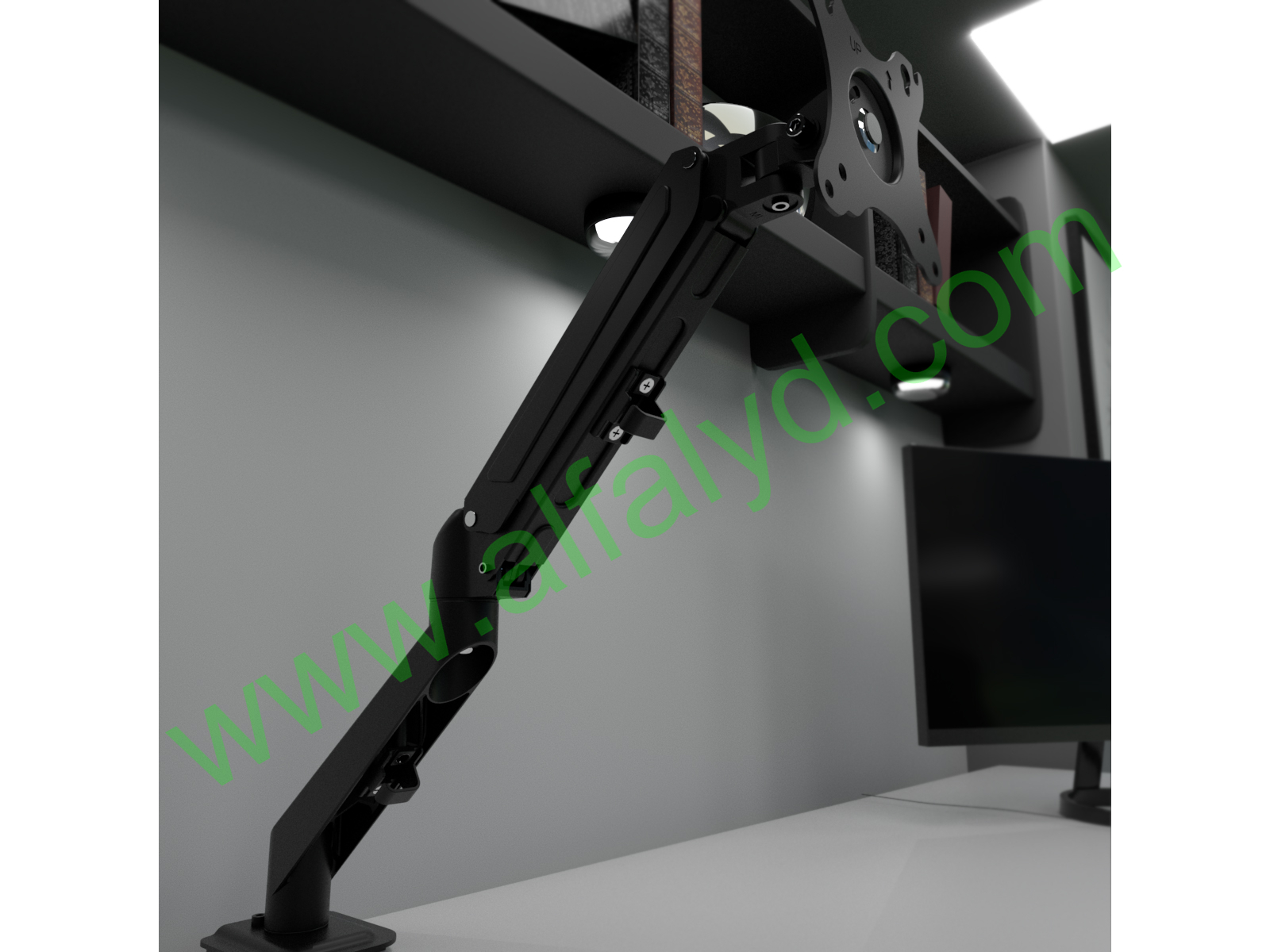 Klip Xtreme - Desktop to monitor mounting kit - Pneumatic spr 17-27" - Imagen 4