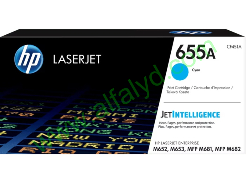 HP 655A - Cián - original