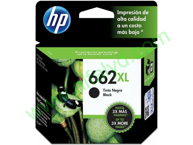 HP 662XL - Alto rendimiento - negro
