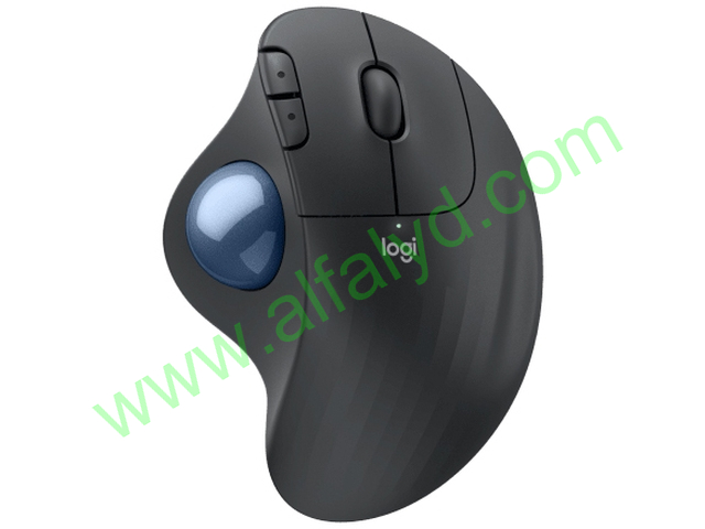 Logitech Ergo M575S Series - Mouse - Graphite+Blue Ball Bt