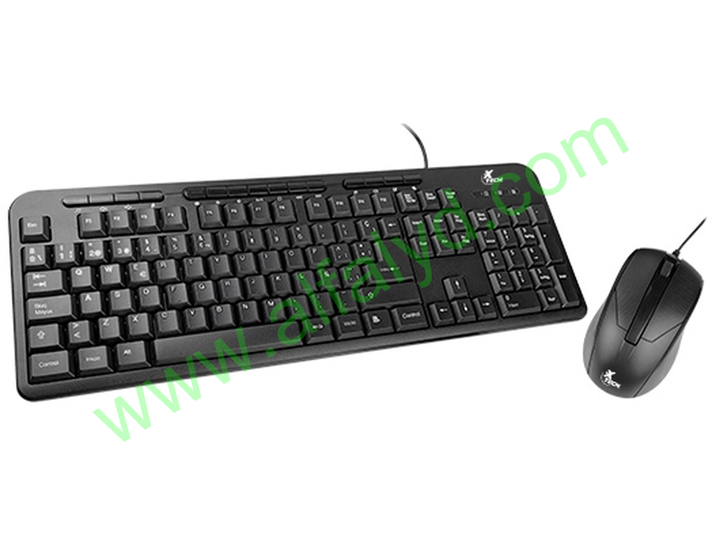 Xtech - Keyboard and mouse set - Wired