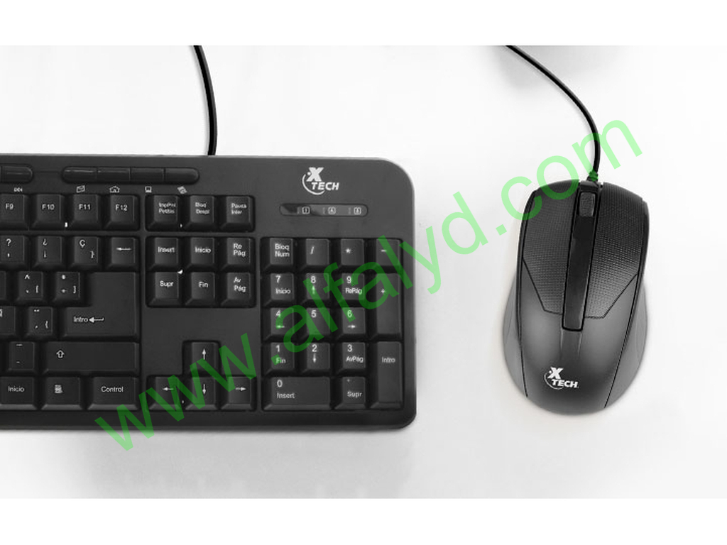 Xtech - Keyboard and mouse set - Wired - Imagen 3