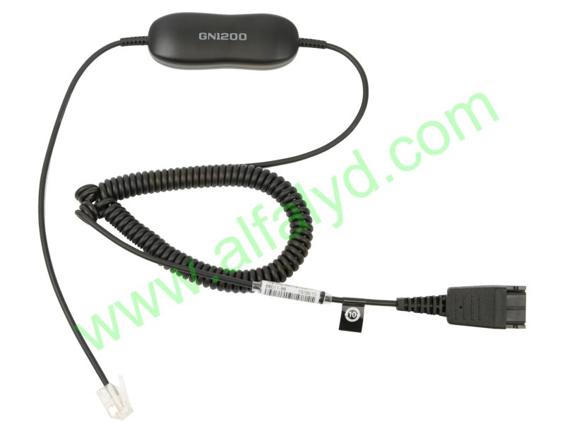 Jabra GN1200 CC - Cable para auriculares - Desconexión rápida enchufe a RJ-9 macho