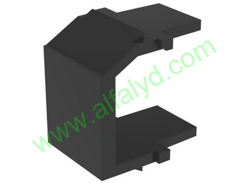 Panduit NetKey - blank module - black