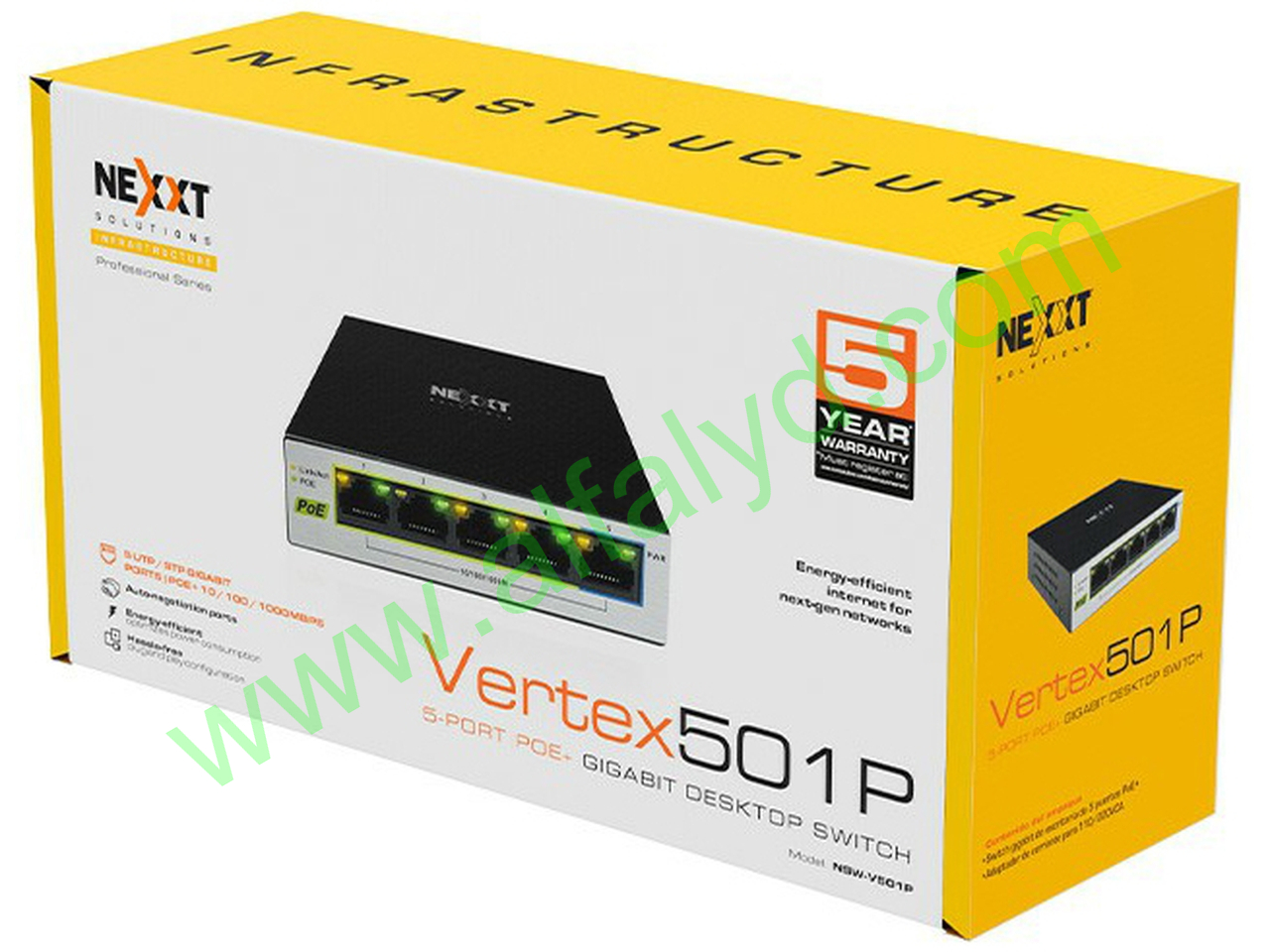 Nexxt Solutions Infrastructure - Switch - Gigabit Ethernet - Imagen 2