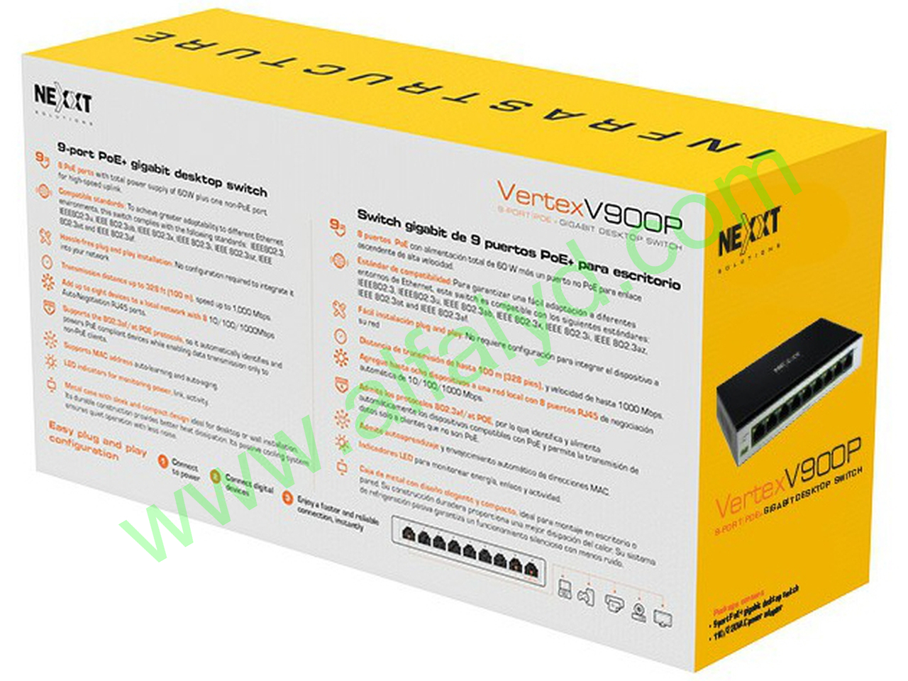 Nexxt Solutions Infrastructure - Switch - Gigabit Ethernet - Imagen 4