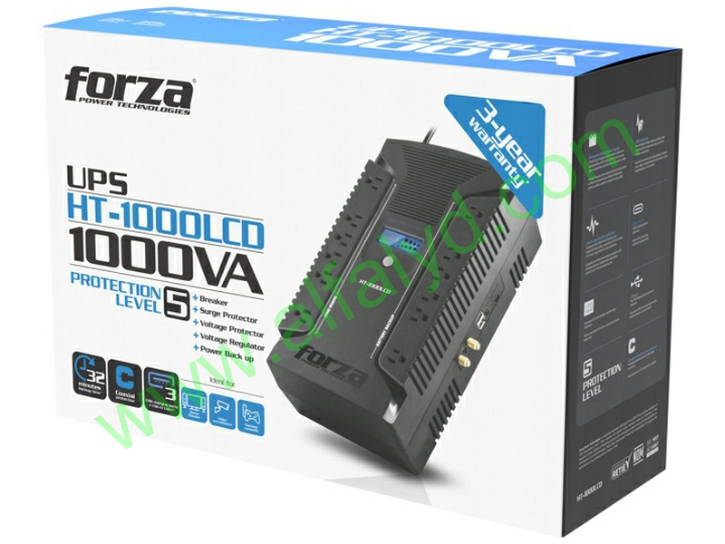 Forza HT Series HT-1000LCD - UPS - CA 120 V - Imagen 5