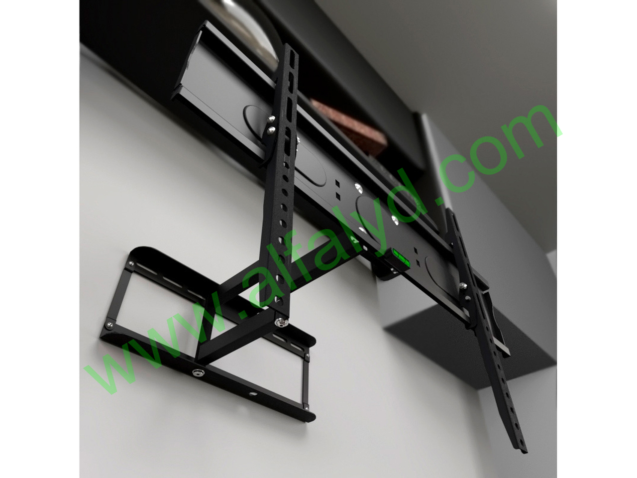 Klip Xtreme KPM-885 - Kit de montaje (placa de contacto, abrazadera de interfaz, brazo articulado doble) para LCD / panel de plasma - acero con pintura electrolítica - Imagen 4