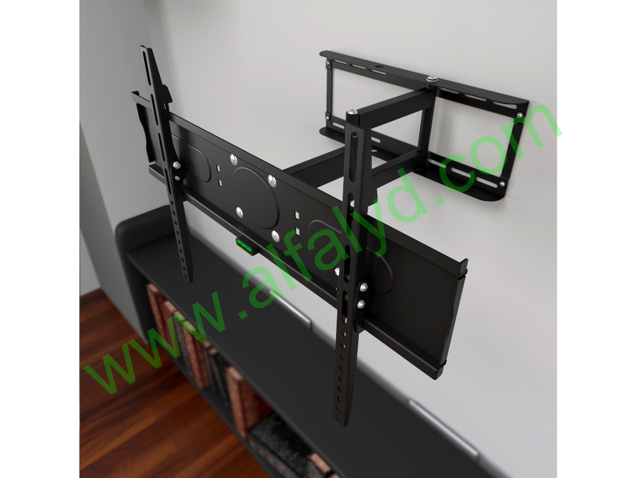 Klip Xtreme KPM-885 - Kit de montaje (placa de contacto, abrazadera de interfaz, brazo articulado doble) para LCD / panel de plasma - acero con pintura electrolítica - Imagen 6