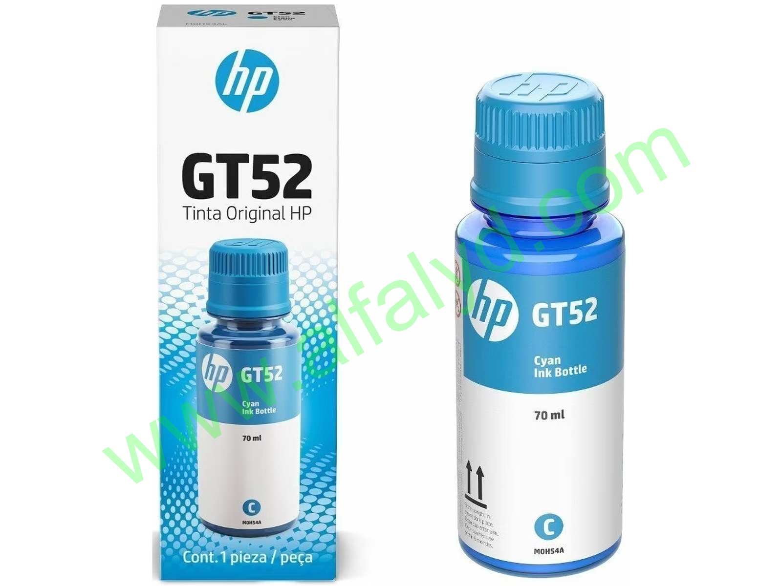 HP GT52 - 70 ml - cián - Imagen 2