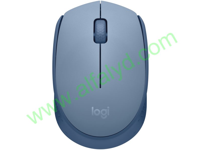 Logitech M170 Wireless Mouse, Ambidextrous, Blue Gray - Ratón - diestro y zurdo