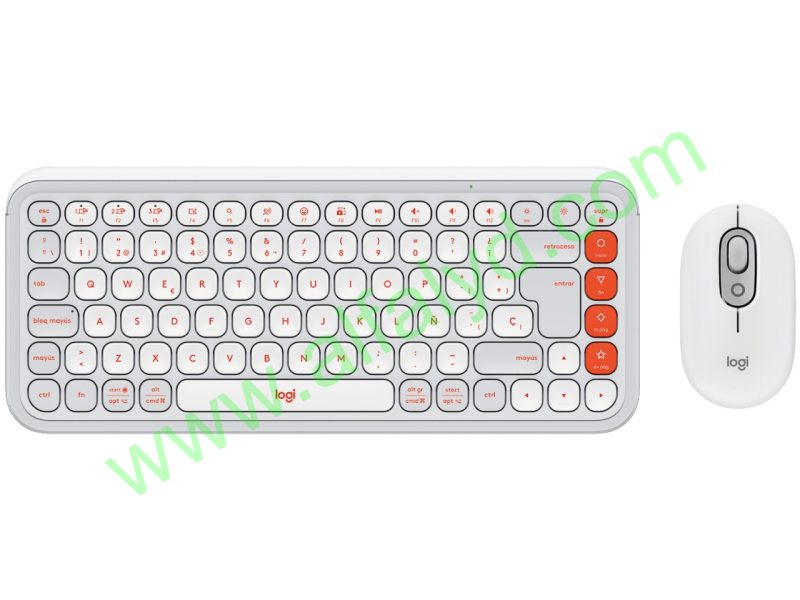 Logitech Pop Icon Combo - Keyboard and mouse set - Spanish (Latin American)