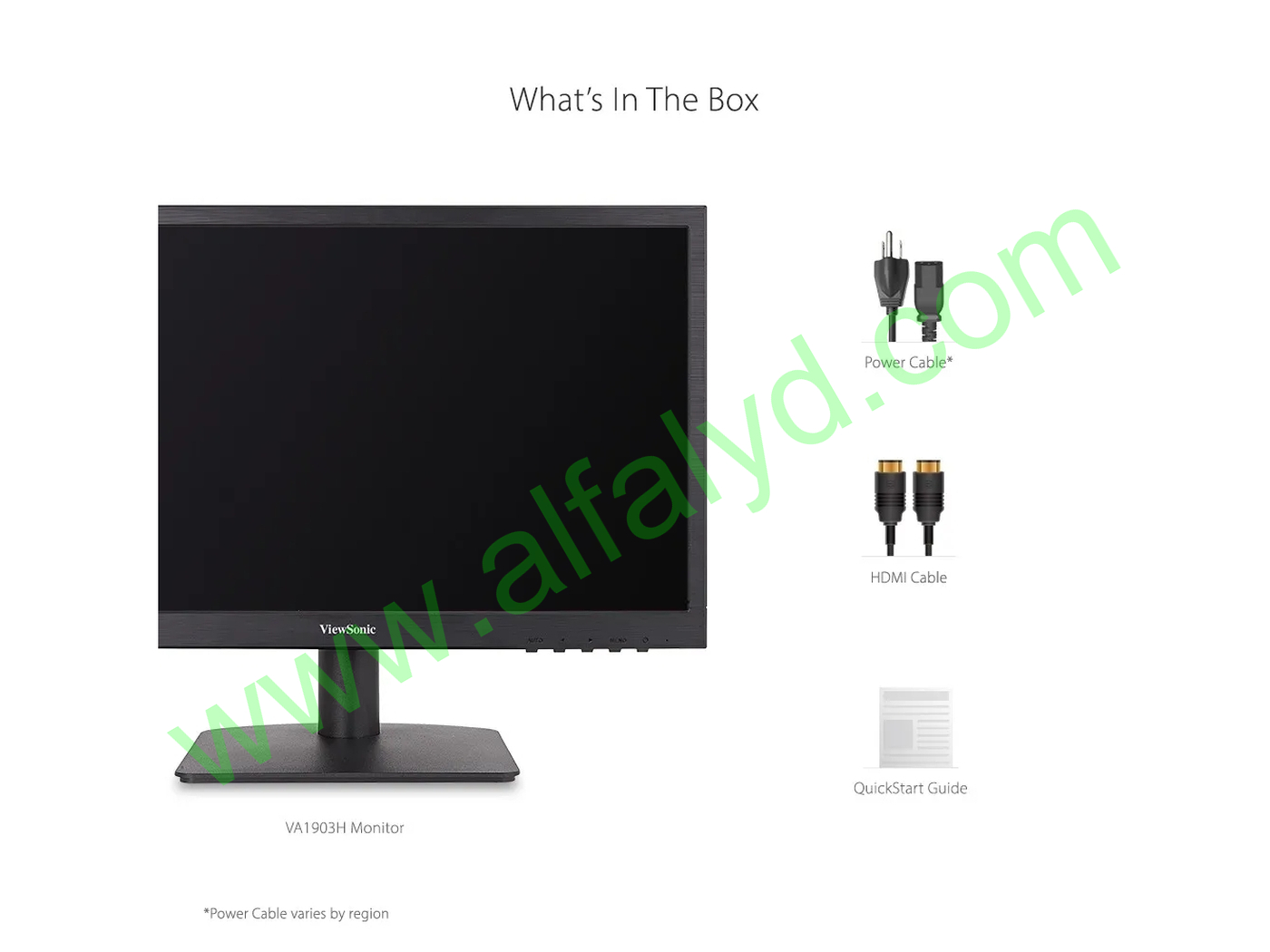 Viewsonic Monitor 18.5" 1366x768/ 60HZ/TN/VGA/HDMI - Imagen 2