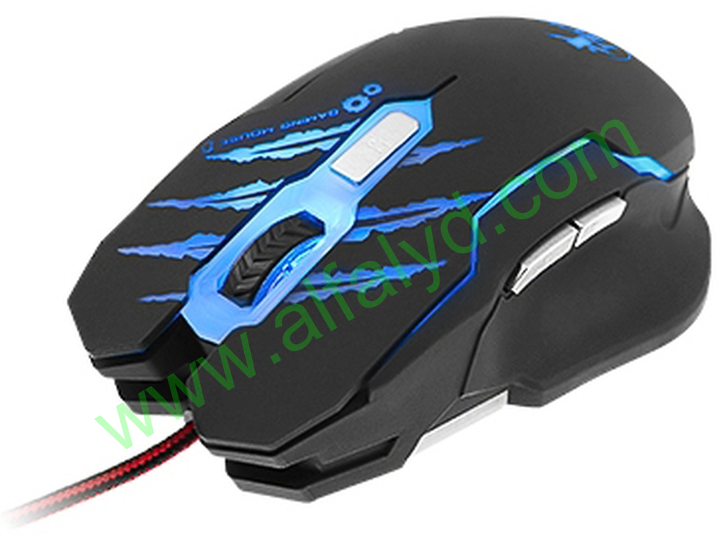 Mouse para Gaming Xtech XTM-610 Lethal Haze - Resolución ajustable de hasta 3200 ppp - Luces LED de 4 colores