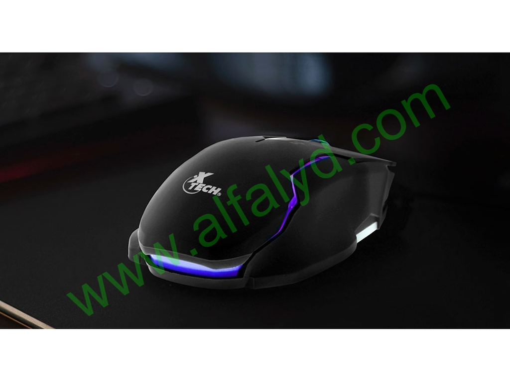 Mouse para Gaming Xtech XTM-610 Lethal Haze - Resolución ajustable de hasta 3200 ppp - Luces LED de 4 colores - Imagen 2