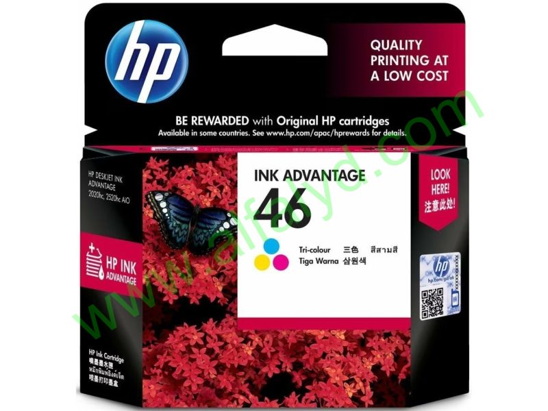 HP 46 - Color (cian con base de tinte, magenta con base de tinte, amarillo con base de tinte) - original