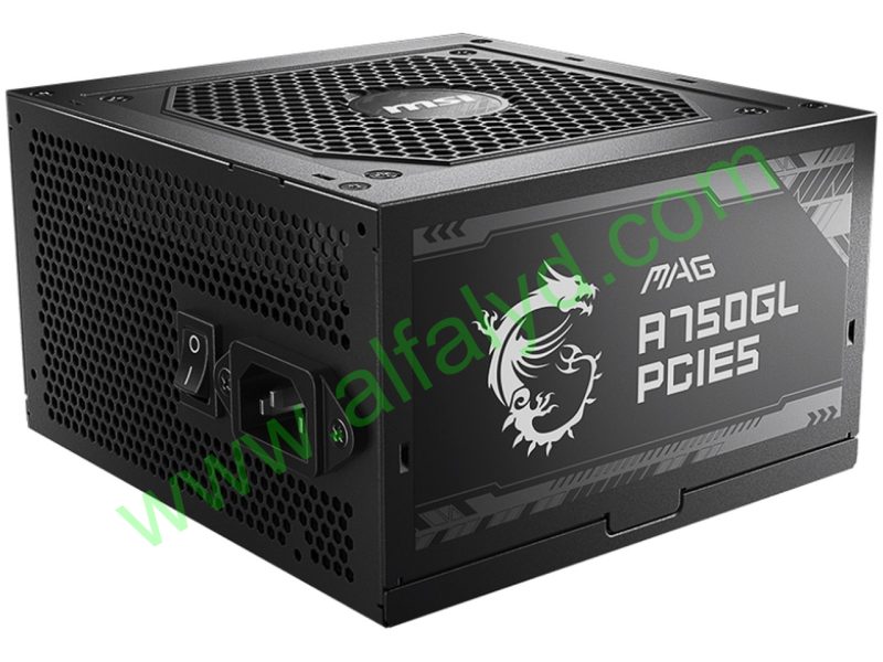 MSI - Power supply - MPG A750GL PCIE5 80 Plus Gold